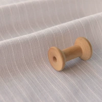 Vải cotton trắng sọc sọc trắng vải tweet