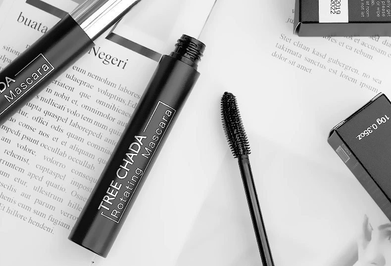 Thái Lan TREECHADA mascara nữ không thấm nước cong dài mã hóa dài dài không nở lâu - Kem Mascara / Revitalash mascara kiss me màu tím