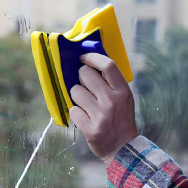 Single-layer double-sided glass cleaning window wiper double-sided magnet window wiper window cleaner glass wiper thin glass scraper