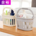 hộp nhựa cứng [Cửa hàng bách hóa Yuyu] Giỏ lưu trữ bồn tắm di động Phòng tắm bằng nhựa Bồn tắm Đồ dùng trong nhà vệ sinh - Trang chủ hộp đựng đồ có khóa Trang chủ