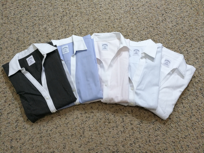 Authentic Brooks Brothers Women's Long-Sleeve Non-Iron Shirt Purchased from the Usa, Fitted