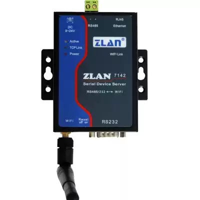 Wireless serial port server 232 to WIFI 485 to WIFI Modbus Wireless gateway ZLAN7142