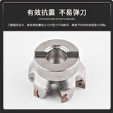 Быстрая -намазывающая режущая пластина на 90 градусов с двумя шестиугольными глубокими глубокими узлами управление узлом WNMU080608 Blade