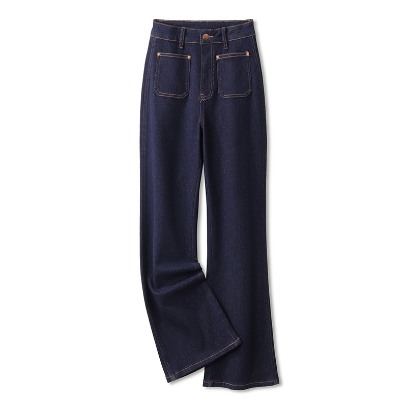 A Yue Plus-Size Loose Flared Pants for Women 2026 Spring and Autumn Elastic Slimming Bell-Bottom Jeans for Women 100kg Extra Large Size A Yue Plus-Size Loose Flared Pants for Women 2026 Spring and Autumn Elastic Slimming Bell-Bottom Jeans for Women 100kg Extra Large Size