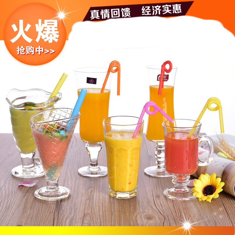 Glass Dessert Cup Milk Tea Cup Juice Cup Salad Cup Water Cup Tea Cup Milkshake Cup Ice Cream Cup Drink