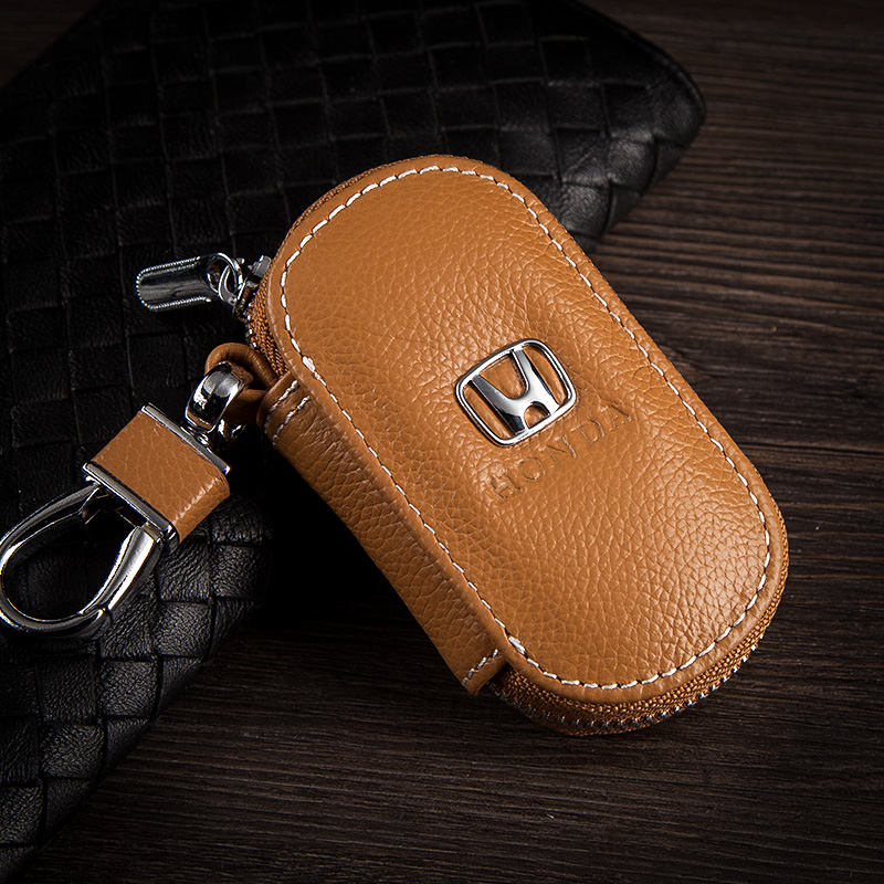 Gói chìa khóa Crv Ling Pai Sibin Zhifeng Fan Ci tên miền bài thơ Accord xr xe da khóa đàn ông ví móc khóa giá tốt