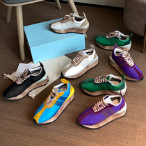 2021 spring new daddy shoes womens muffin thick-soled sports casual shoes do old vintage Forrest gump shoes waffle shoes