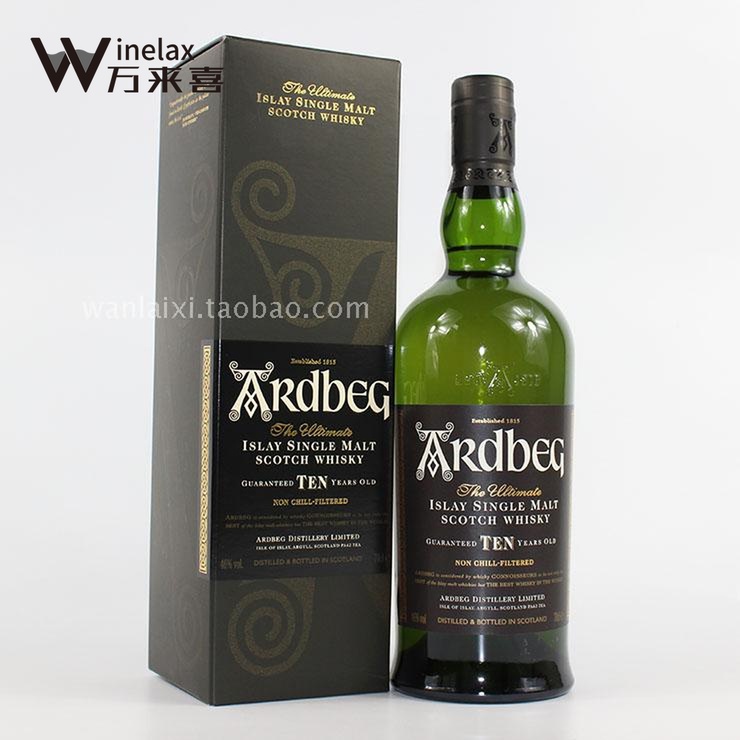 ARDBEG10yo Ardbegoabbe 10 Year Old Single Malt Whiskey 700ml