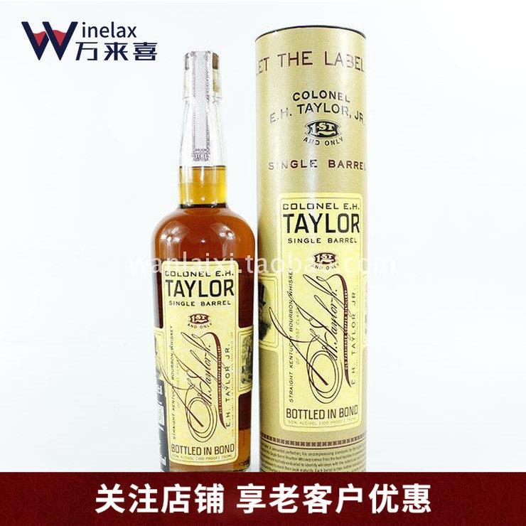COLONEL E H Taylor Single barrel COLONEL Taylor Single barrel Bourbon whisky