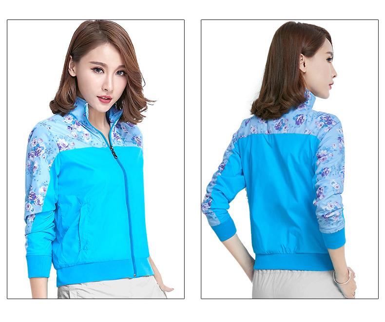 Áo một lớp ngoài trời hai lớp nhanh khô thoáng khí chống mite mùa xuân và mùa thu mùa đông thể thao áo gió không thấm nước áo khoác nữ áo khoác gió nữ