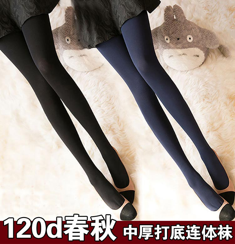 连裤丝袜女春秋中厚祙子天鹅绒防勾丝加厚120D打底袜长款美腿袜潮-阿里巴巴