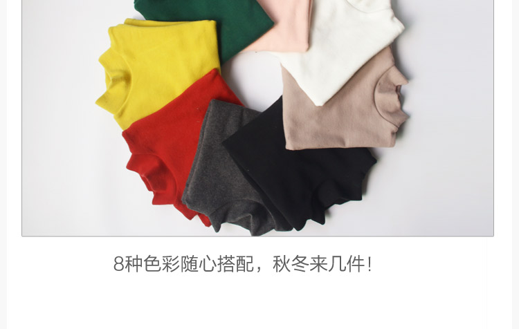 Áo sơ mi cổ cao trẻ em nửa cổ áo sơ mi cotton trắng nhám nam và nữ 5 tuổi Áo thun dày tay dài ấm kinh doanh quần áo trẻ em