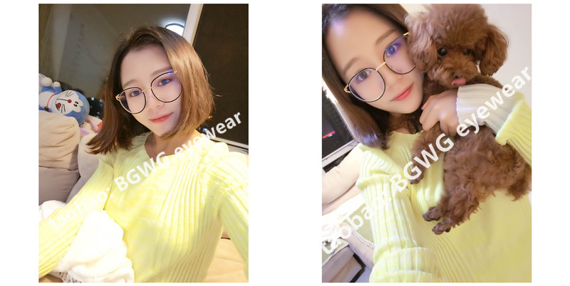 BGWG kính mắt mới khung lớn khuôn mặt cô gái nhỏ cận thị kính khung mùa xuân chân gương phẳng thủy triều kính bảo vệ mắt