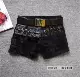 Mùa thu và mùa đông phụ nữ mới thân hình mảnh mai lông xù giả lông thỏ khâu quần short da PU Quần da của phụ nữ Quần Joker khởi động quần thủy triều