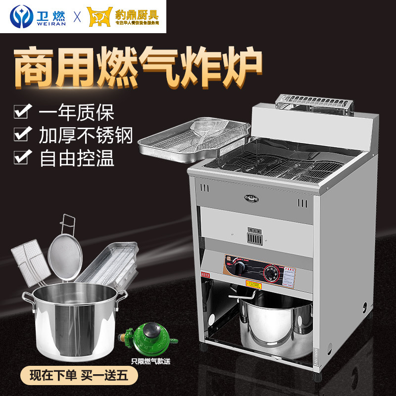 Leopard Dingli type gas electric electric chicken Fryer Fryer constant temperature gas Fryer set up spatel machine frying machine