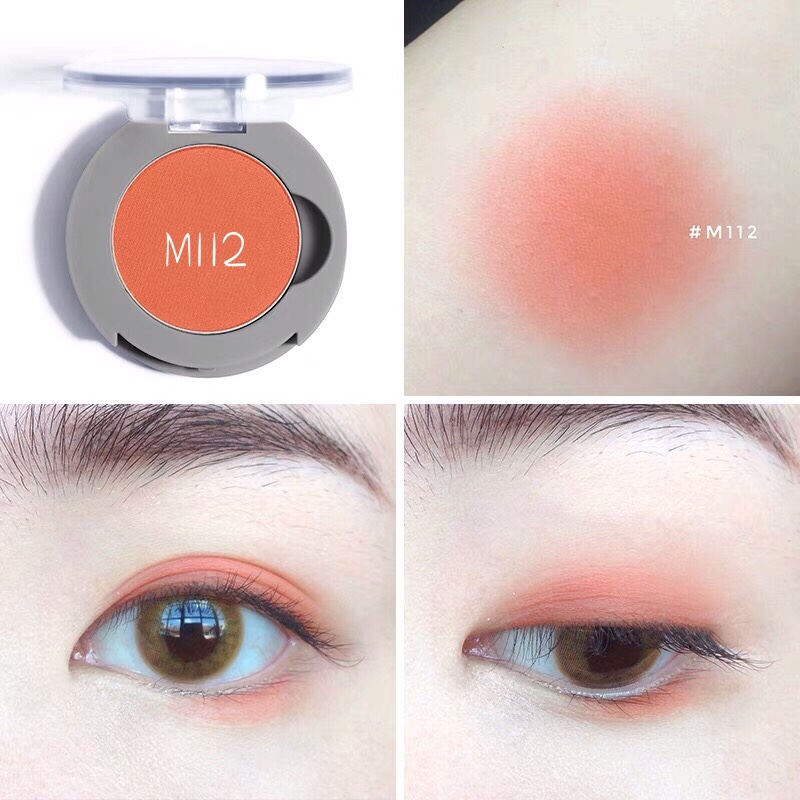 Màu cam đơn sắc bóng mờ màu nâu gạch đỏ sữa đỏ cam m80m231m188m311 đen m235m112 cơ sở - Bóng mắt bảng mắt nội địa trung