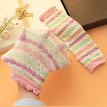 Thin big elastic loose mouth baby crawling leg guard baby socks newborn leg guard Fat Baby knee brace