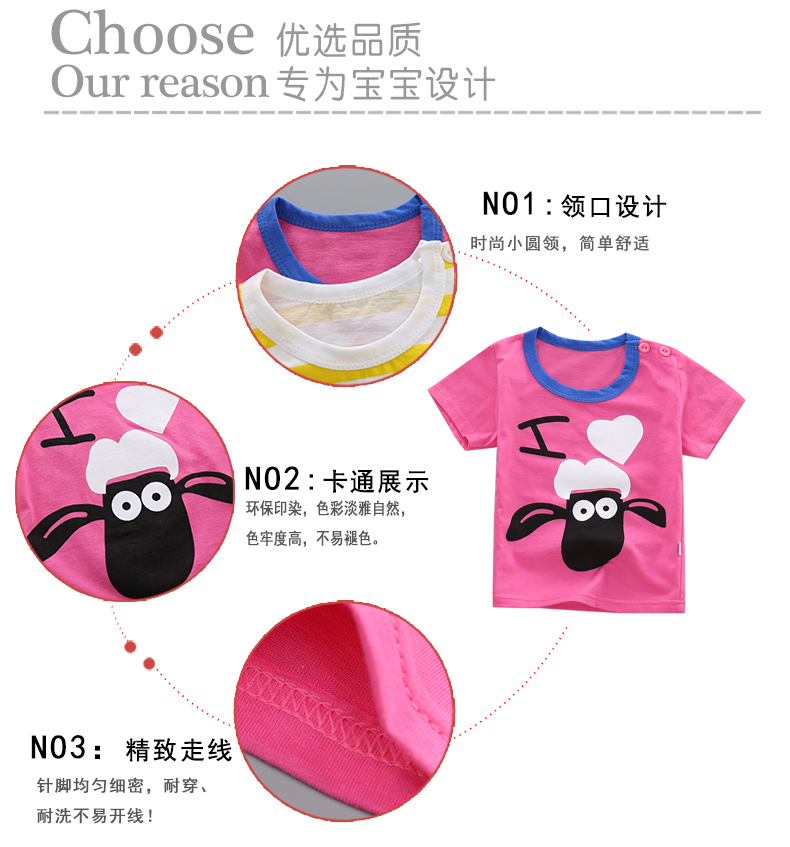 Mùa hè bé trai áo thun ngắn tay cổ tròn trẻ em cotton nữ Kho báu Áo sơ mi nửa tay áo 1-2-3 năm 4 thủy triều 5 áo phông sành điệu cho bé trai