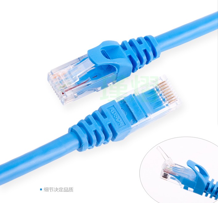 1 m 2 m finished eight-core mesh cable with crystal head finished RJ45 mouth jumper