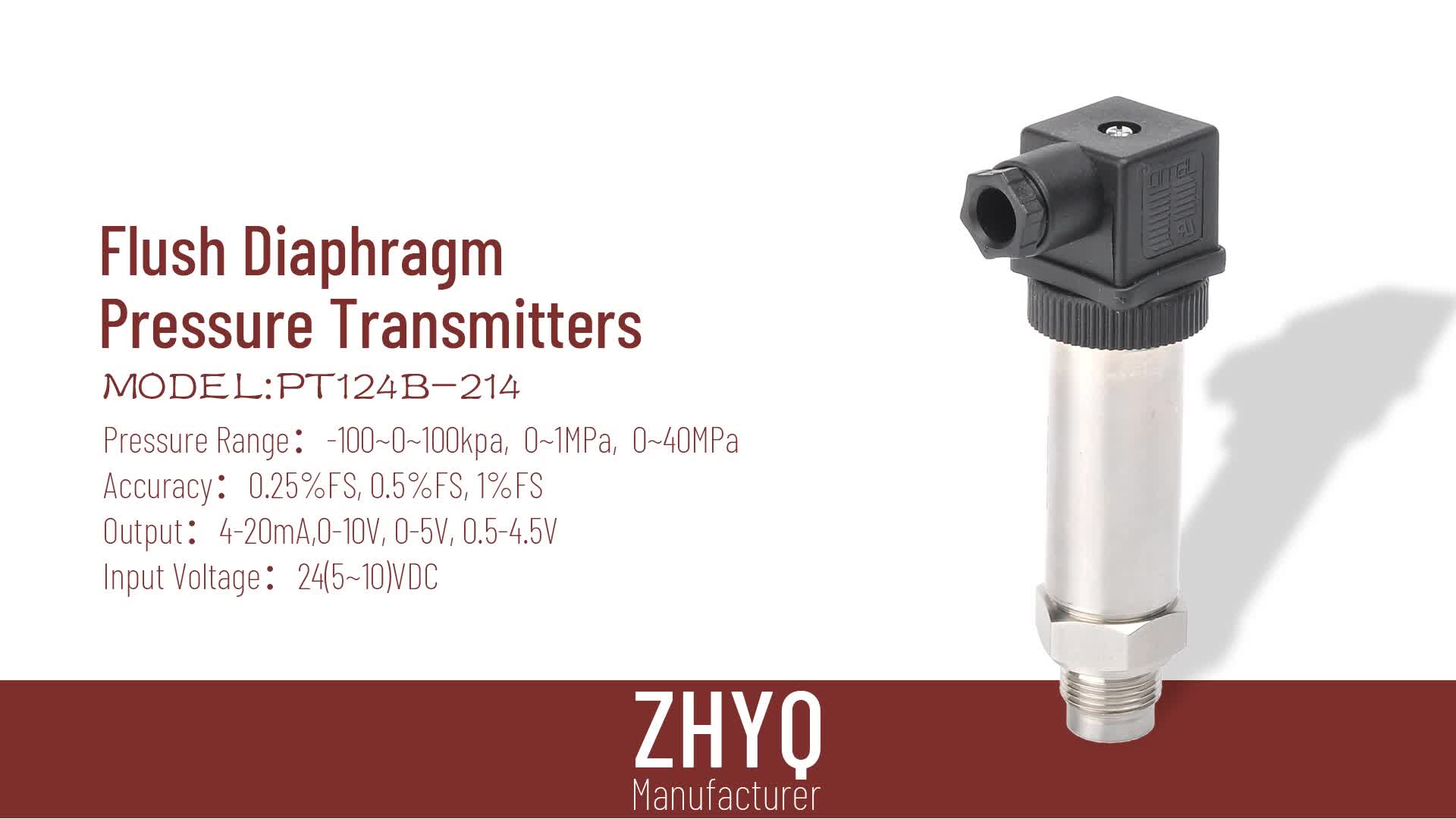 Pressure Transmitter And Pressure Sensor Pencil Type Small Pressure