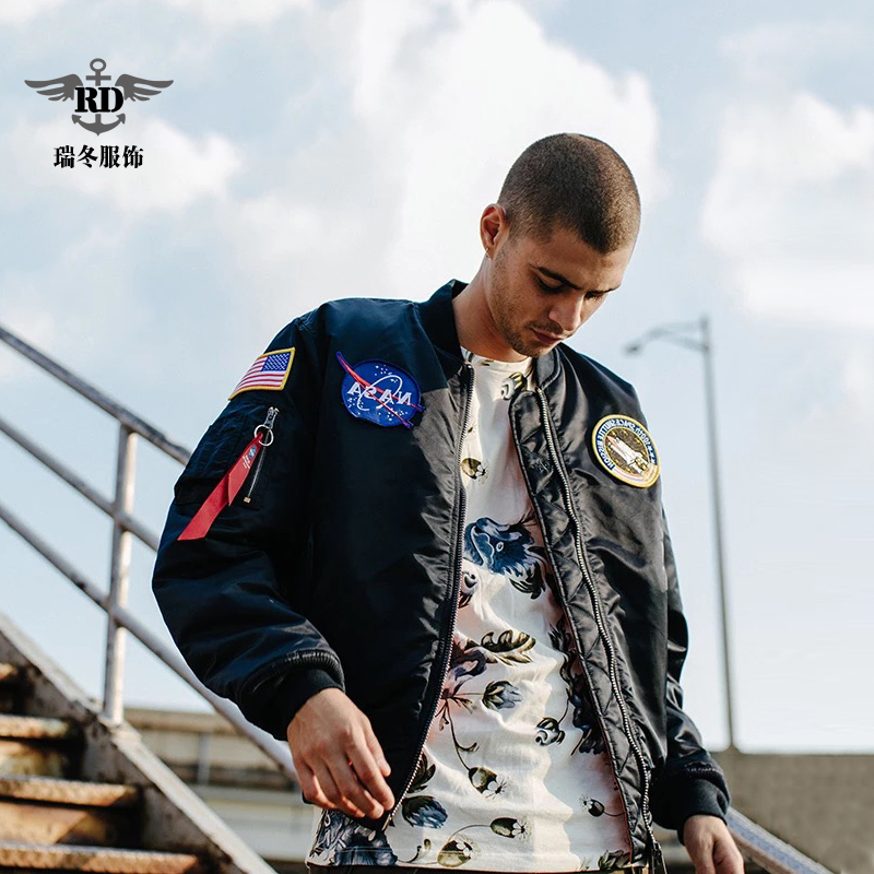 American Alpha Industries Alpha Outdoor Men's Ma-1 Nasa Pilot Jacket