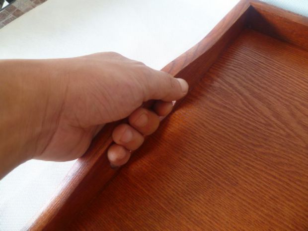 Quá khổ nướng toàn bộ món thịt cừu tấm gỗ Niu phục vụ tiệc món ăn nhà hàng khách sạn hình chữ nhật khay gỗ bộ đồ ăn sáng tạo - Tấm khay để ấm chén