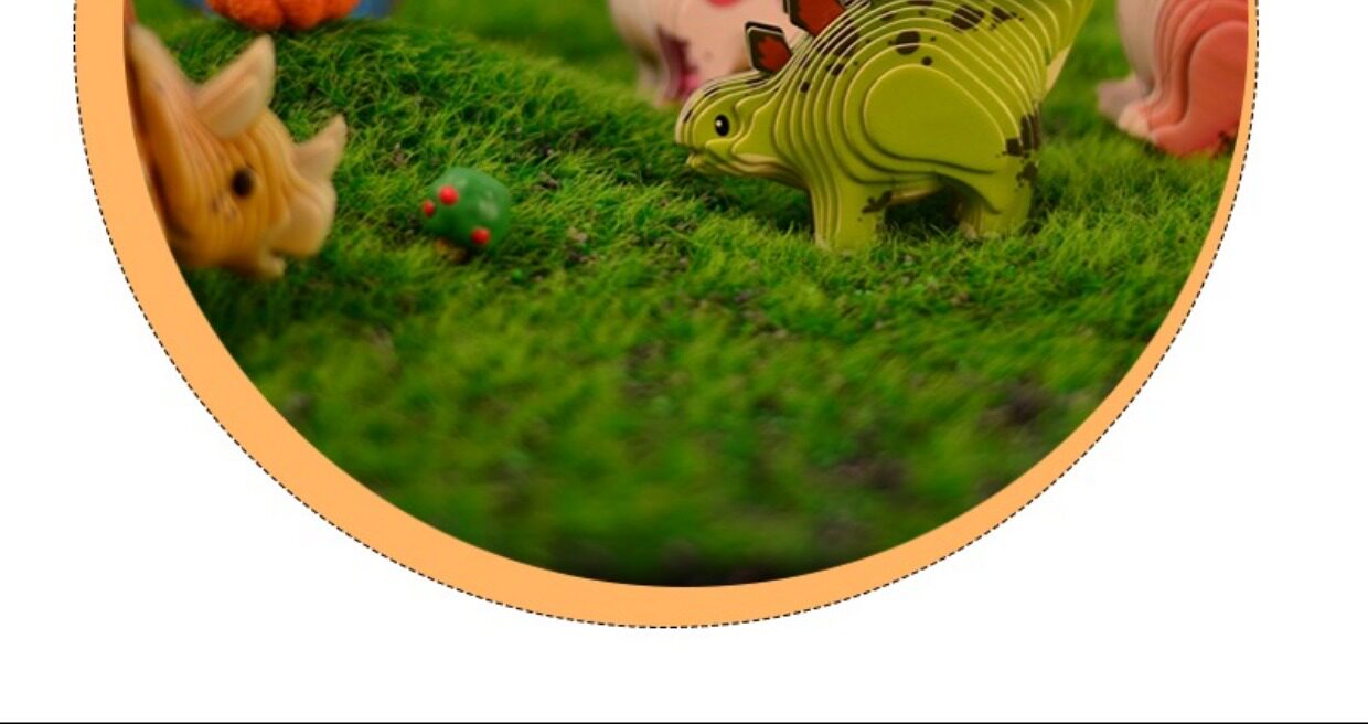 玩不凡恐龙立体拼图儿童益智3D纸拼系列手工模型摆件及背景装饰板详情13