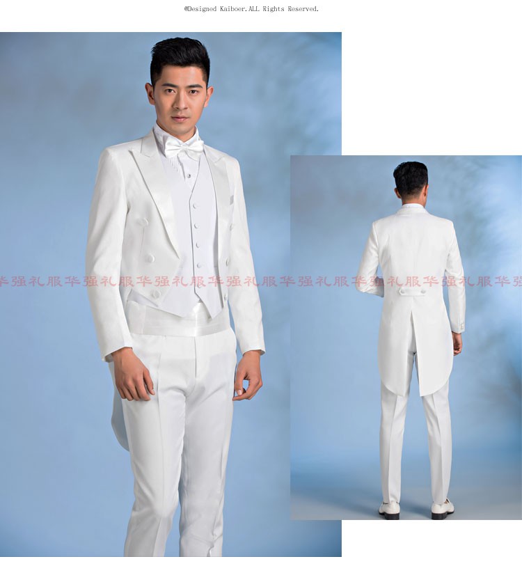 Trang phục nam tuxedo Váy cưới ba mảnh Kích thước lớn Trang phục phù hợp với trang phục nam Suit phù hợp với trang phục mùa hè quần kaki nam đẹp