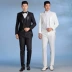 Trang phục nam tuxedo Váy cưới ba mảnh Kích thước lớn Trang phục phù hợp với trang phục nam Suit phù hợp với trang phục mùa hè quần nam Suit phù hợp