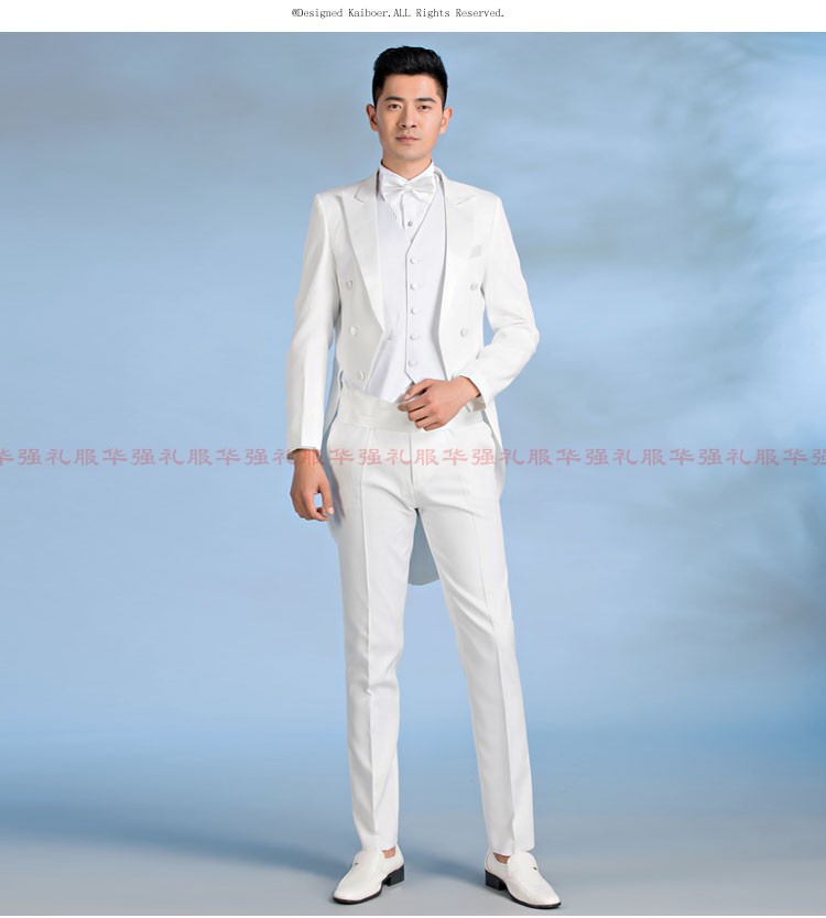 Trang phục nam tuxedo Váy cưới ba mảnh Kích thước lớn Trang phục phù hợp với trang phục nam Suit phù hợp với trang phục mùa hè quần kaki nam đẹp