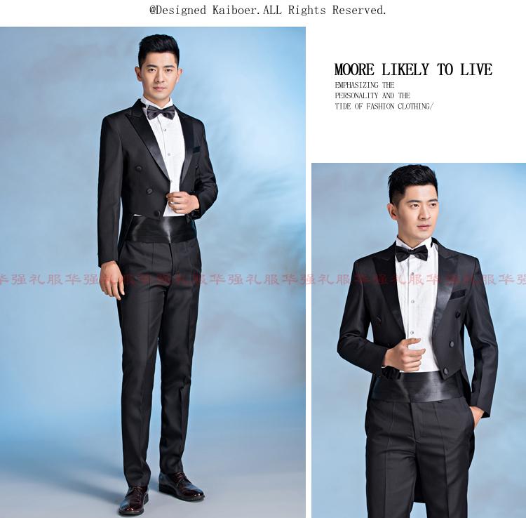 Phiên bản Hàn Quốc của trang phục sân khấu tự tu tuxedo nam ca sĩ phù hợp với lệnh hợp xướng phù hợp với tiệc cưới áo comple