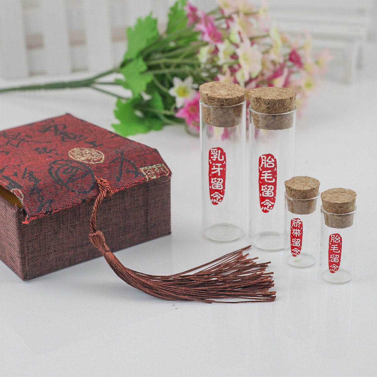 Baby Fetal Hair Souvenir Diy Homemade Fetal Hair Preservation Bottle Milk Tooth Umbilical Cord Made Baby Remembrance Collection Box