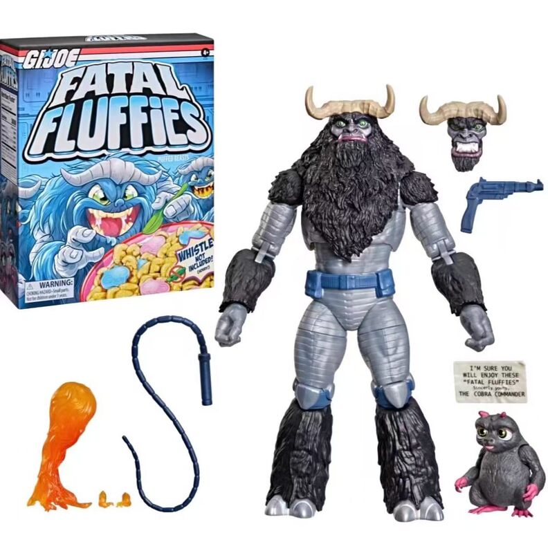 Hasbro G.I. Joe Special Forces No. 204 Fatal Fuzz Monster Buffalo Action Figure Hasbro G.I. Joe Special Forces No. 204 Fatal Fuzz Monster Buffalo Action Figure