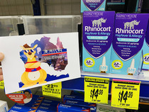 Australian Rhinocort Small Rhino Rhinitis Spray relieves sneezing snot itchy nose pollen allergy