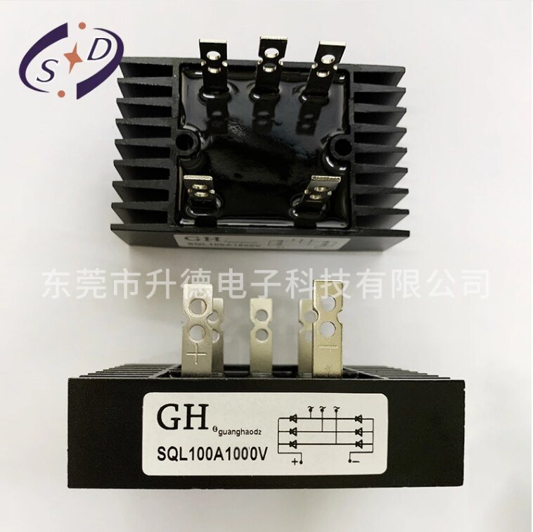 Bring your own radiator three-phase rectifier bridge SQL100A1000V SQL100-10 rectified bridge 100A 