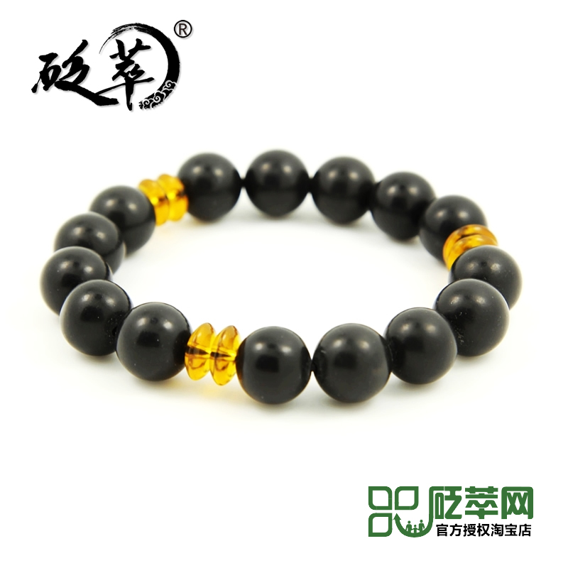 The Stone Needle of the Stone Needle in Surabaya, 11mm Stone Acupuncture-Stone Health Care Bracelet Crystal Accessories of the Huang Stone