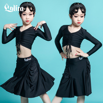Lolita New Chinlon Dance Suit Spring Summer Season Teenage Girls Latin dance suit practice Costume Performance Costume