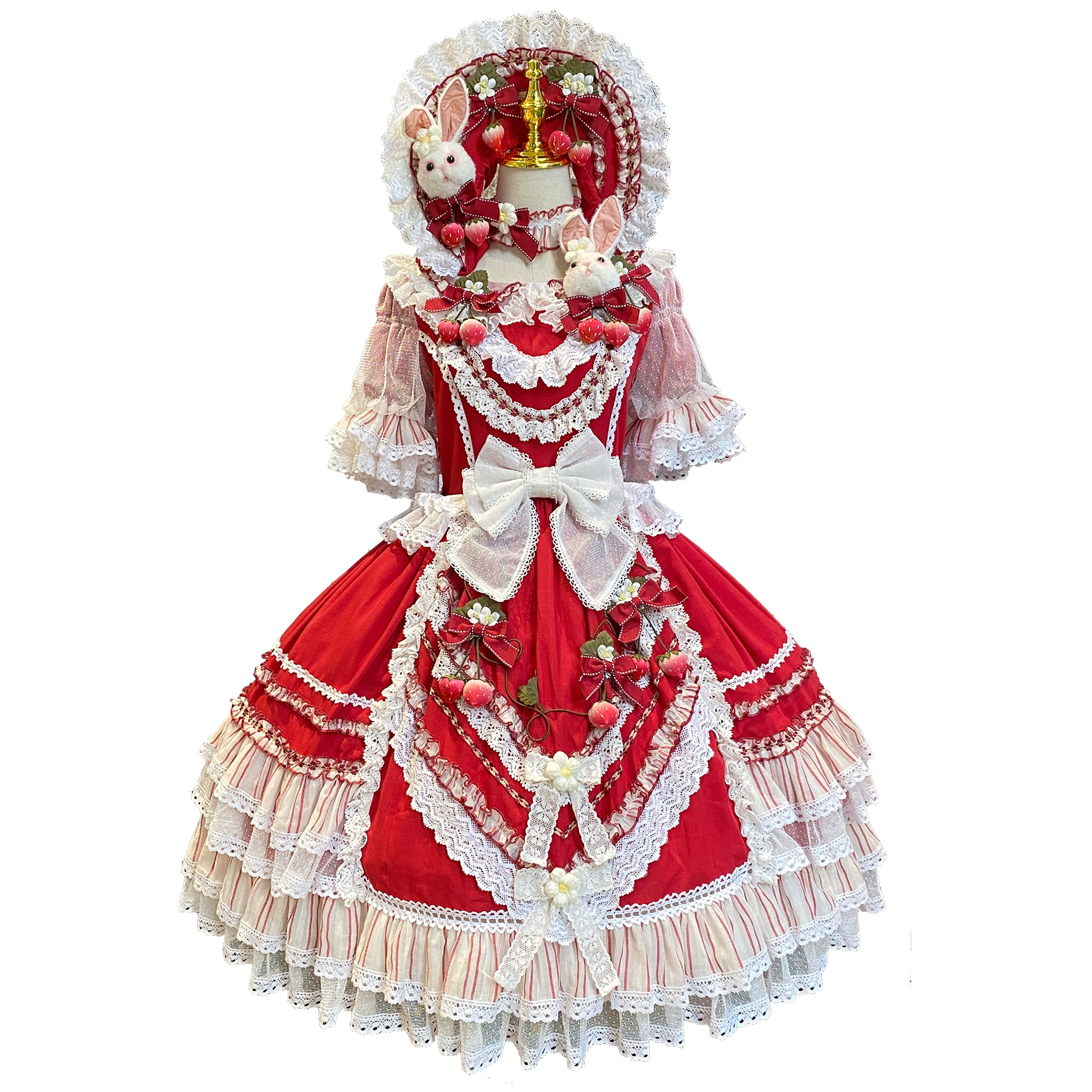 Настоящая милая клубника, (Физкультура), Lolita платье-сундук, стиль Лолита