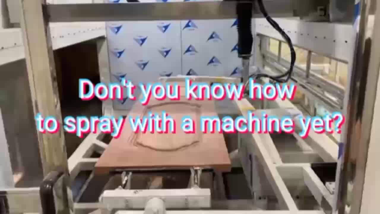 Cnc Automatic Wooden Door Furniture Spraying Painting Machine Pu Uv