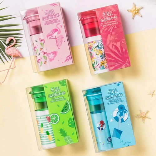 Stepei Magic Crystal Color Water Cup 380 мл утечка чашка детская студенческая чашка подлинное ограниченное издание