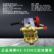 New Sea Ciso 5200 Type Three-Cylinder Plunger Pump High Pressure Drugmaker Sprayer Ceramic Free of butter water pump