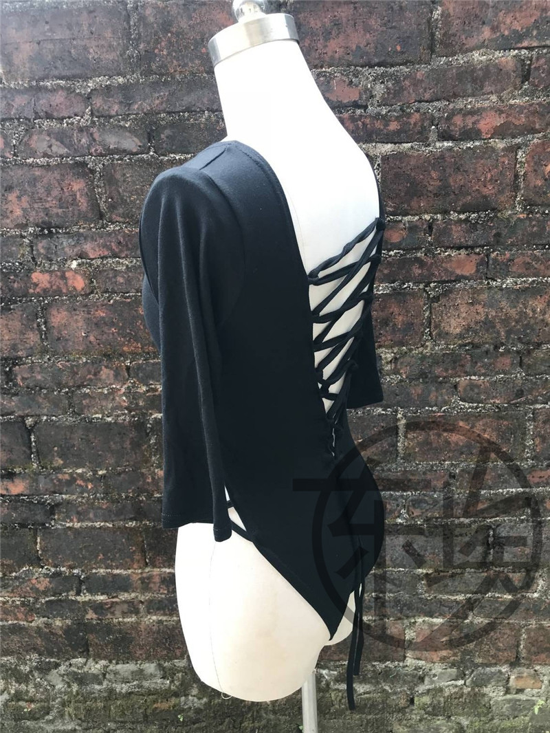 Belly dance top New sexy beauty back top Dance modal base coat Yoga Latin class suit Dongye