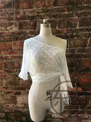 Belly dance dance top Lace top practice suit Bat sleeve practice suit Modern dance suit class suit