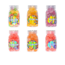 维C果汁软糖水果味糖橡皮糖4瓶