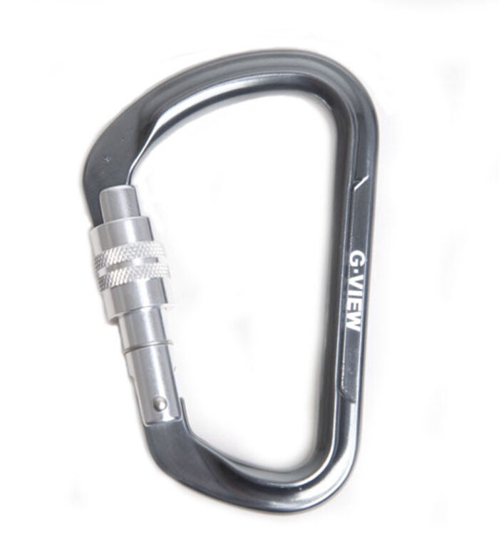 GVIEW Cowin D-type master lock C102S C102T mountaineering caving rock climbing rescue climbing wire buckle lock automatic lock