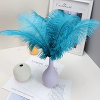 1 кусок павлиньего синего цвета