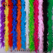 diy festive decoration turkey feather strips thickened flat top strips wedding feather toys gifts craft decoration