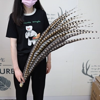 Натуральный цветовой хвост около 100 см 1