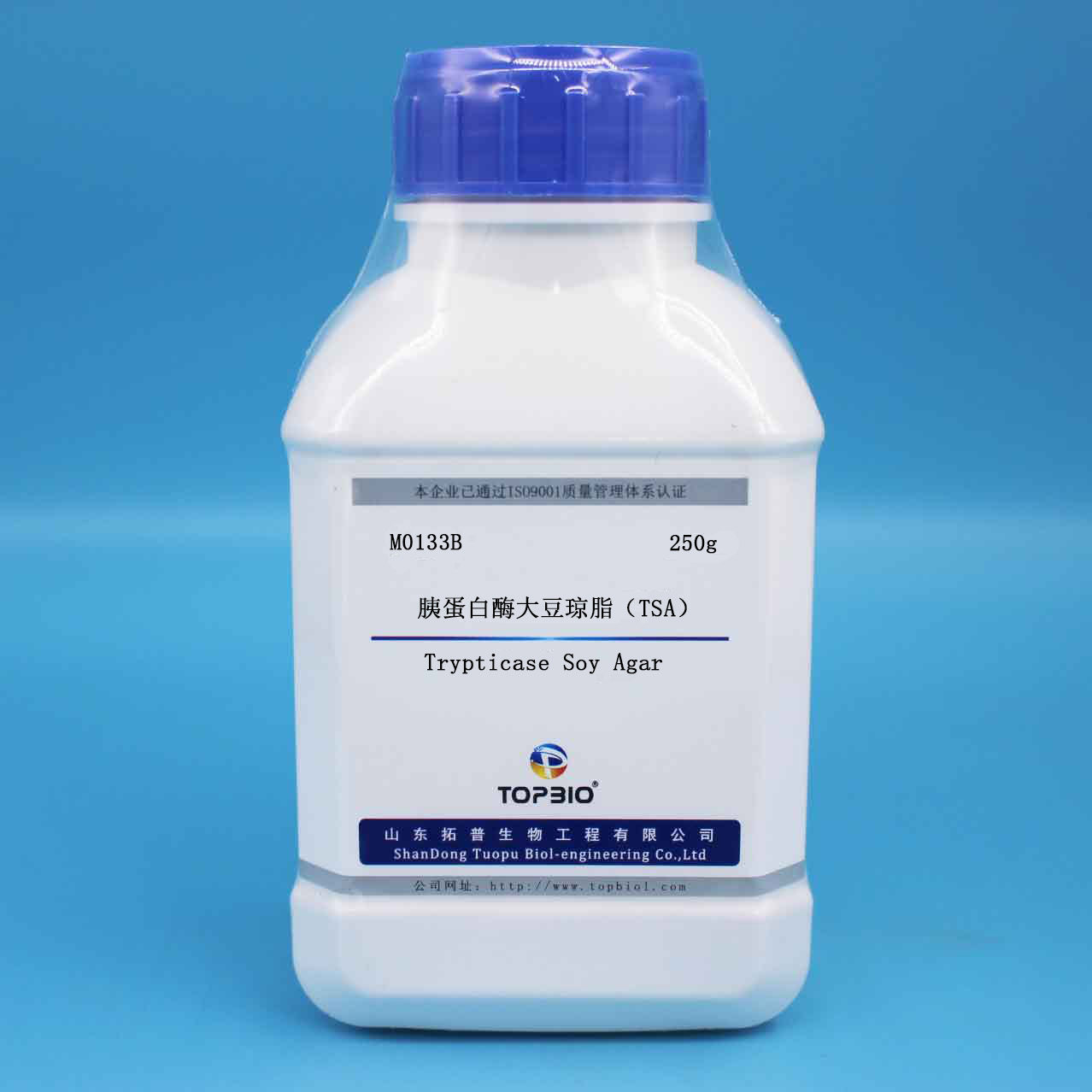 山东拓普 胰蛋白酶大豆琼脂(TSA)250gM0133细菌过滤效率(BFE)试验