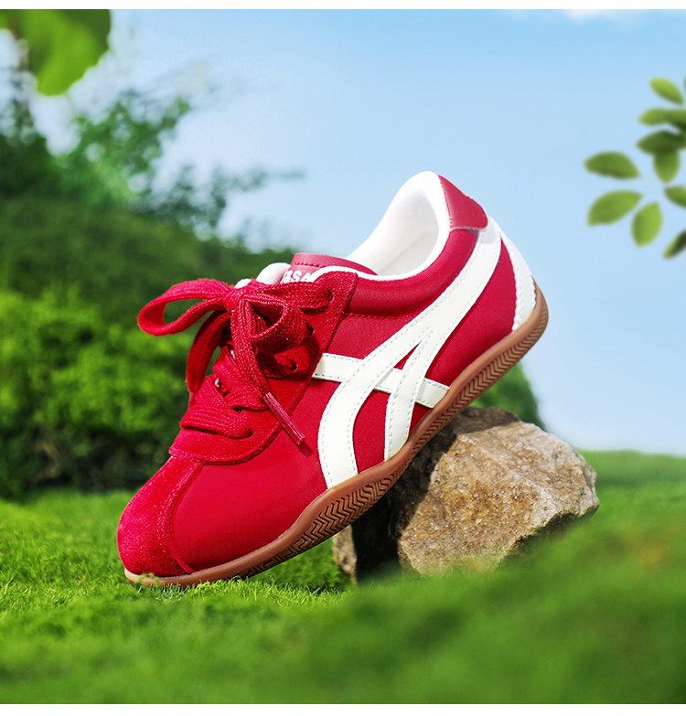 Saturday Children's Shoes Red German Training Shoes for Girls 2026 Spring New Model Children's Non-Slip Campus Girls' Casual Sports Shoes — 12